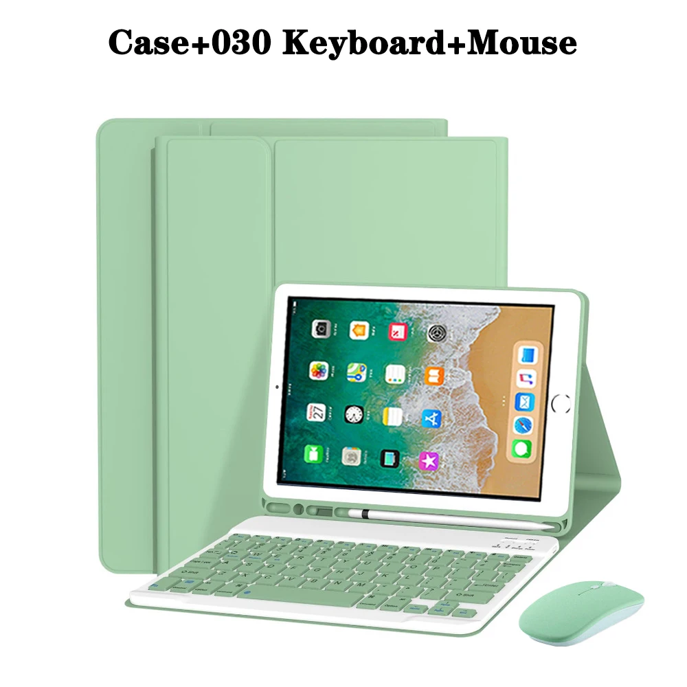 Premium Tablet Case with Detachable Keyboard and Pencil Holder, 9.7 Inch