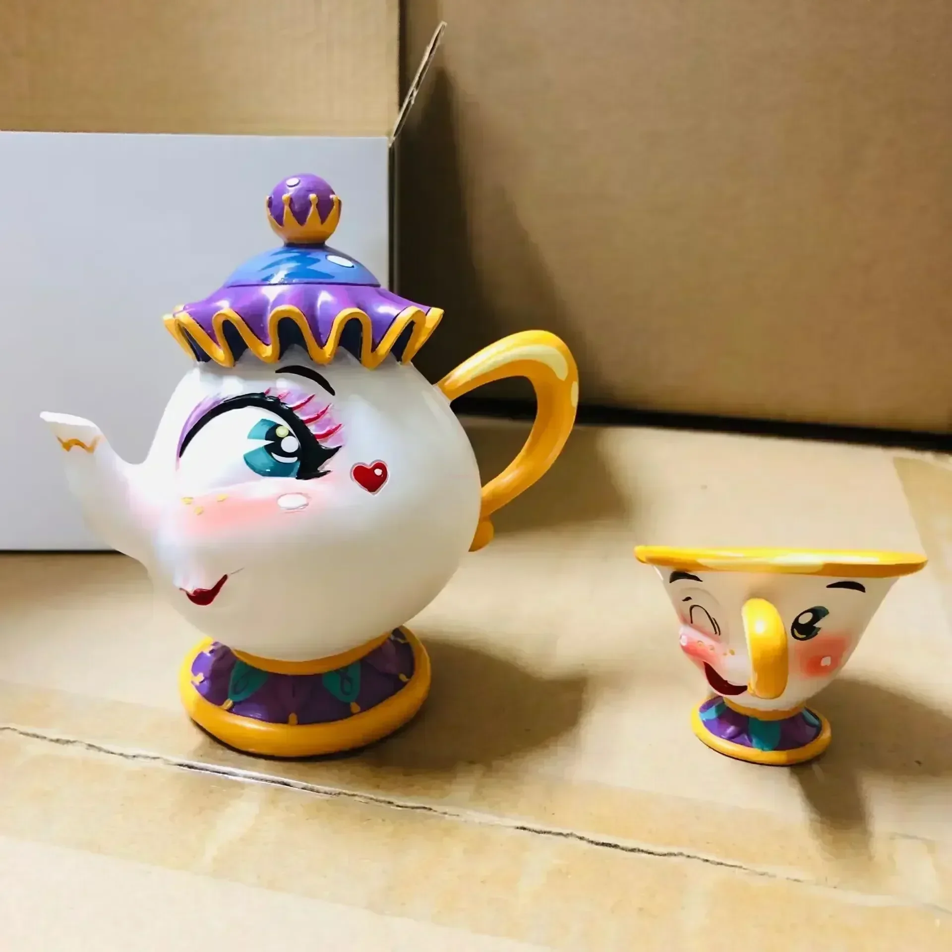 ディズニー美女と野獣アクションフィギュアコグスワースミスター時計