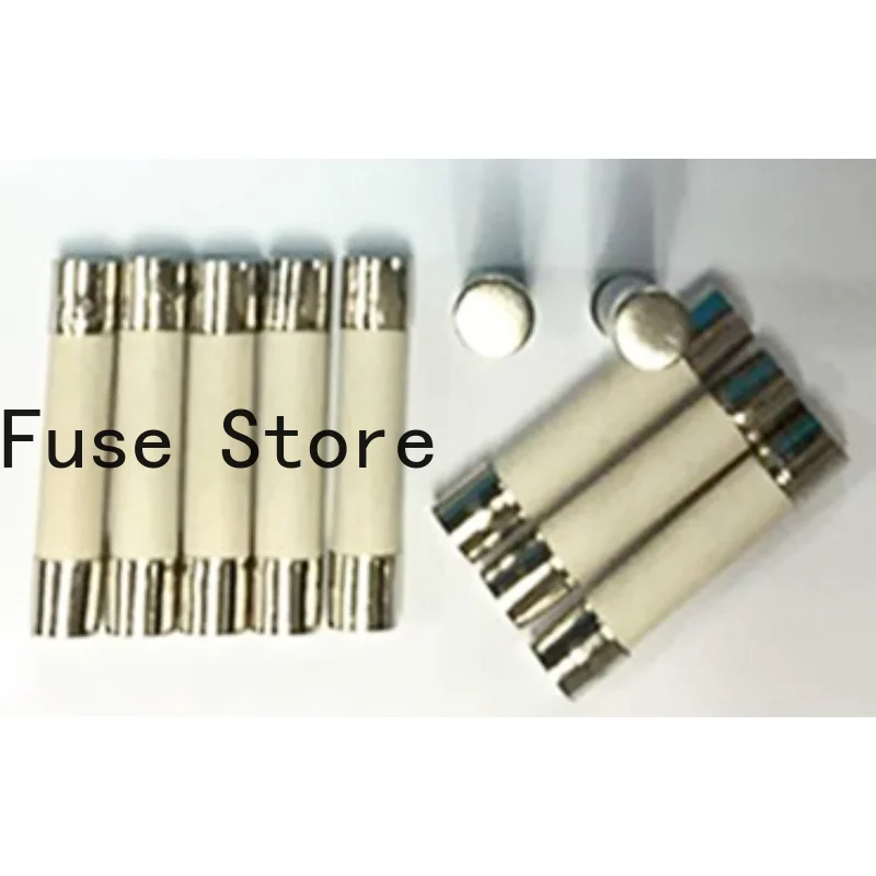 10PCS Quick Break Ceramic Fuse Tube With Lead 6*30mm 250V F500mA F600mA F750mA 6 30mm take the lead glass fuse tube with a pin 6x30mm 250v 10a 12a 15a new