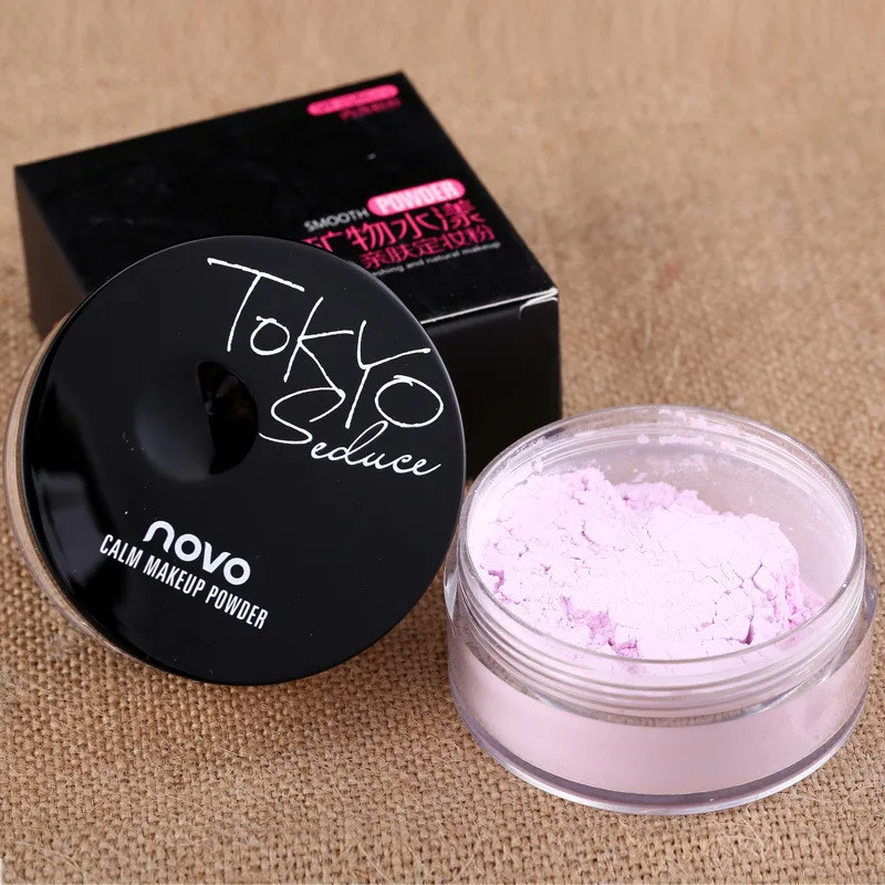 

NOVE 4 Colors Loose Powder Face Whitening Skin Finish Transparent Mineral Makeup Cosmetic Foundation Setting Powder bulk