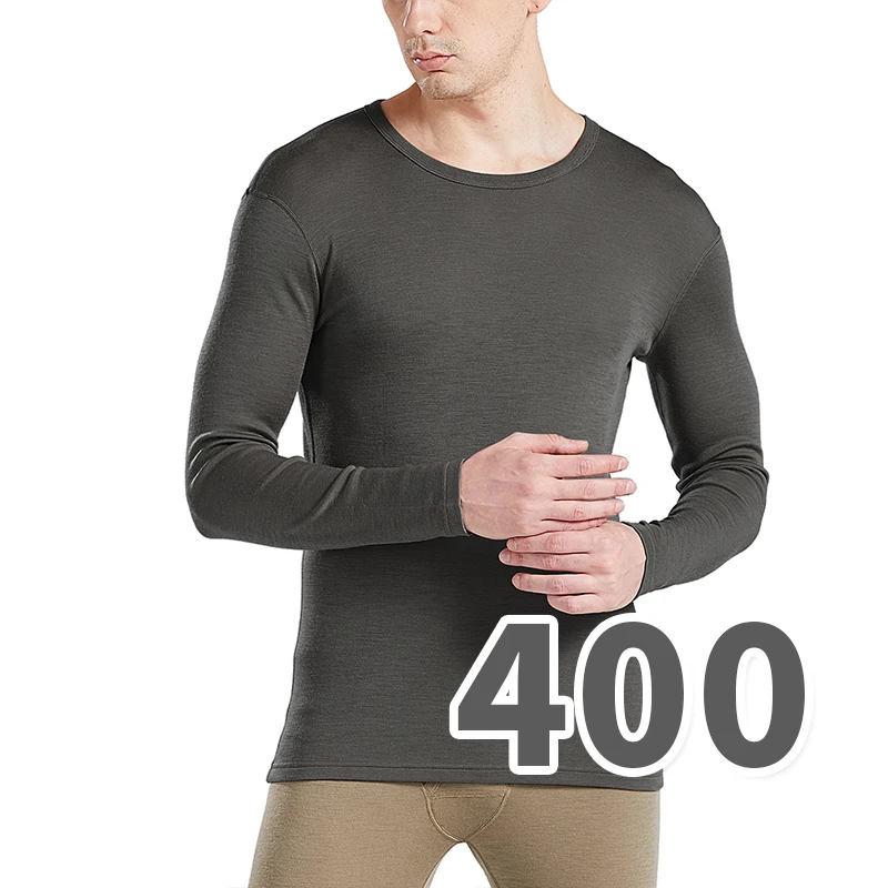 100 % laine mérinos Midweight Couche de base de vêtements à manches longues  pour hommes Sous-vêtement thermique pour le ski - Chine Laine mérinos  Couche de base et de laine mérinos sous-vêtement