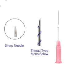 

100pcs Pdo Thread Mono Screw Pdo Thread Fine Filos Sharp Cannula Models For Face Eyes Neck Body Pdo Thread Lifting