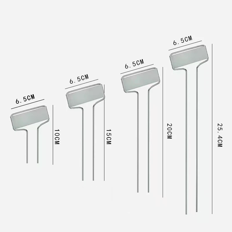 10/20Pcs Metal Plant Labels Handwritten Seedling Tags Aluminum Stake for Garden Flowers Vegetables Supplies 4/6/8/10Inch