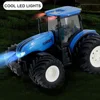 RC Truck Farm Tractor with 2 Rechargeable Batteries 1/24 High Simulation Construction Vehicle with Dual Rotary Swath Windrower 5