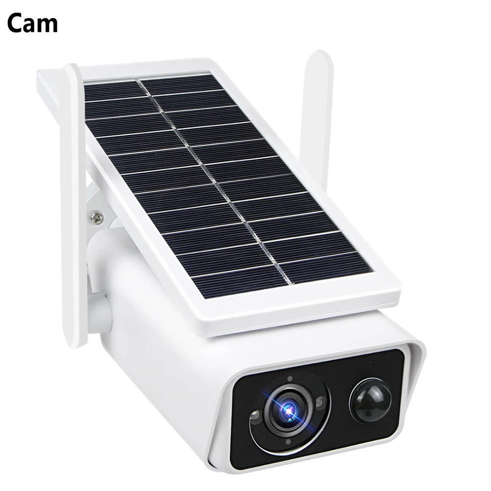 outdoor wireless security camera system 3MP HD WiFi Camera Outdoor Solar Panel Wireless Security Camera Battery Powered PIR Motion IP66 CCTV Surveillance Camera iCSee house cameras Surveillance Items