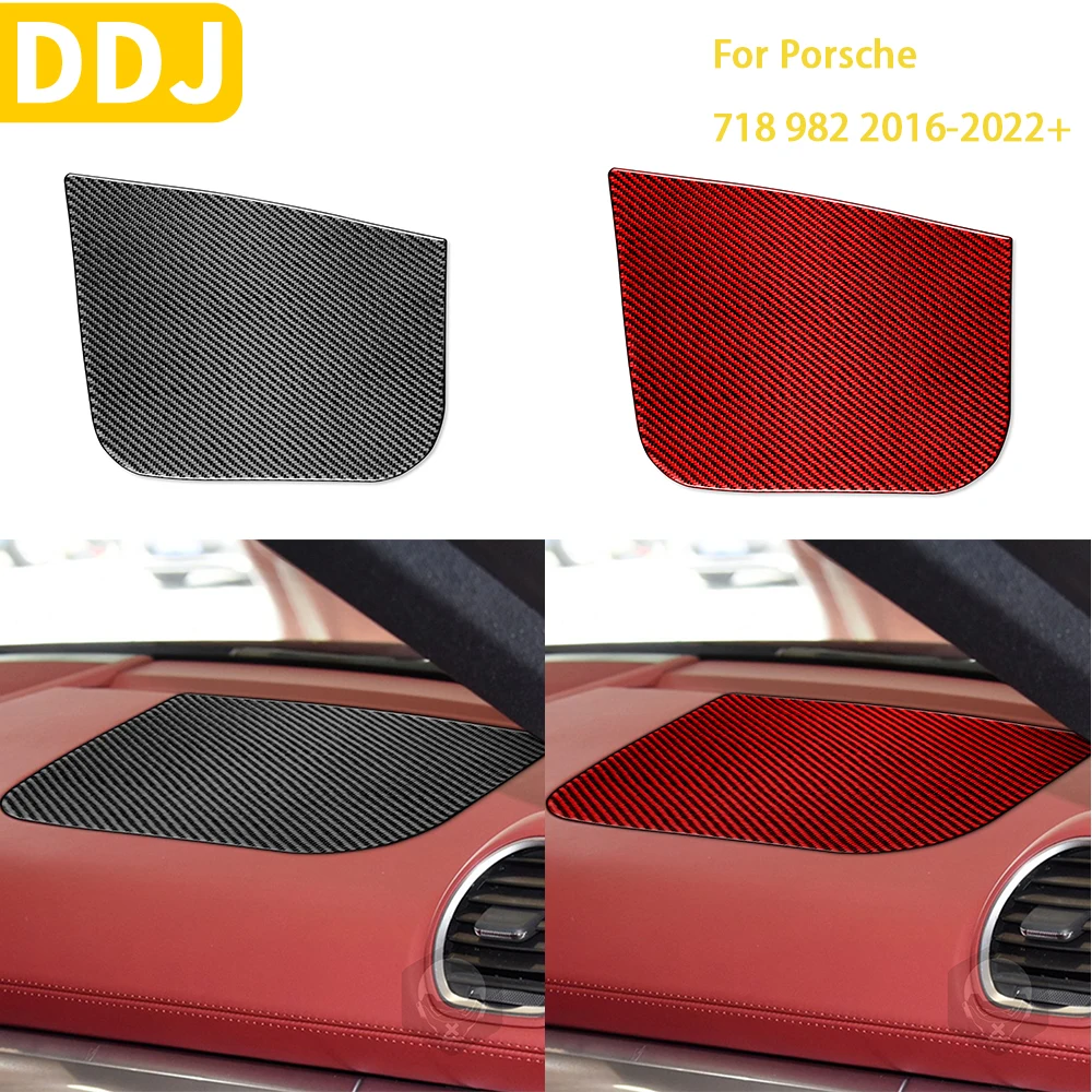 

For Porsche Boxster Cayman 718 982 2016-2022 Car Airbag Passage Seat Sticker Carbon Fiber Interior Car Accessories