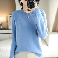 Women Sweater O-neck Autumn Winter Basic Pullover Warm Casual Pulls Jumpers Korean Fashion Spring Knitwear Bottoming Shirt 2025 - Image 2