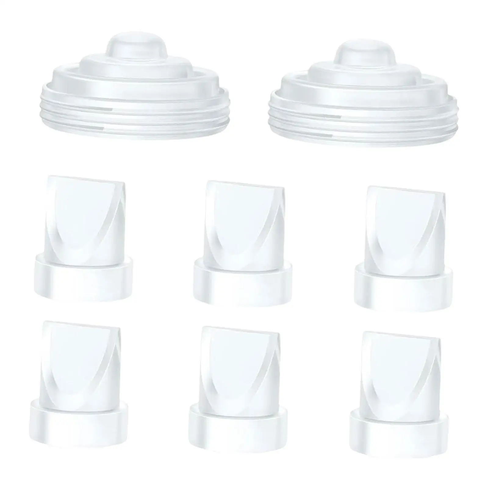 Diaphragm and Duckbill Valves Backflow Protector for M5 Wearable Breastpump