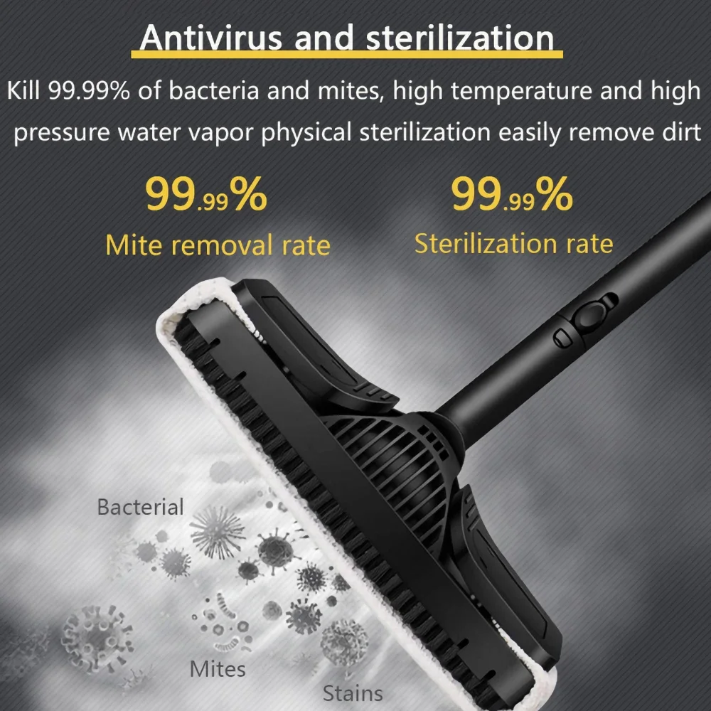 2000W High Temperature High Pressure Electric Steam Cleaner Sterilization Kill Mites Disinfector Home Kitchen Car Steam Cleaner