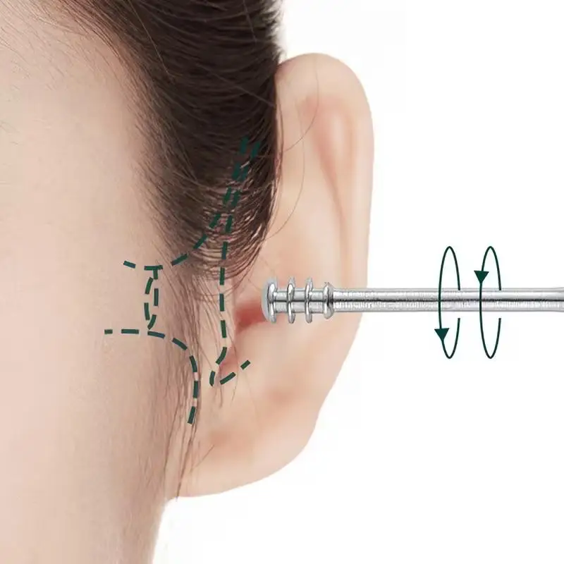 Stainless Steel Earwax Removal Tool Set 7 Piece Ear Care Kit_voghion.com