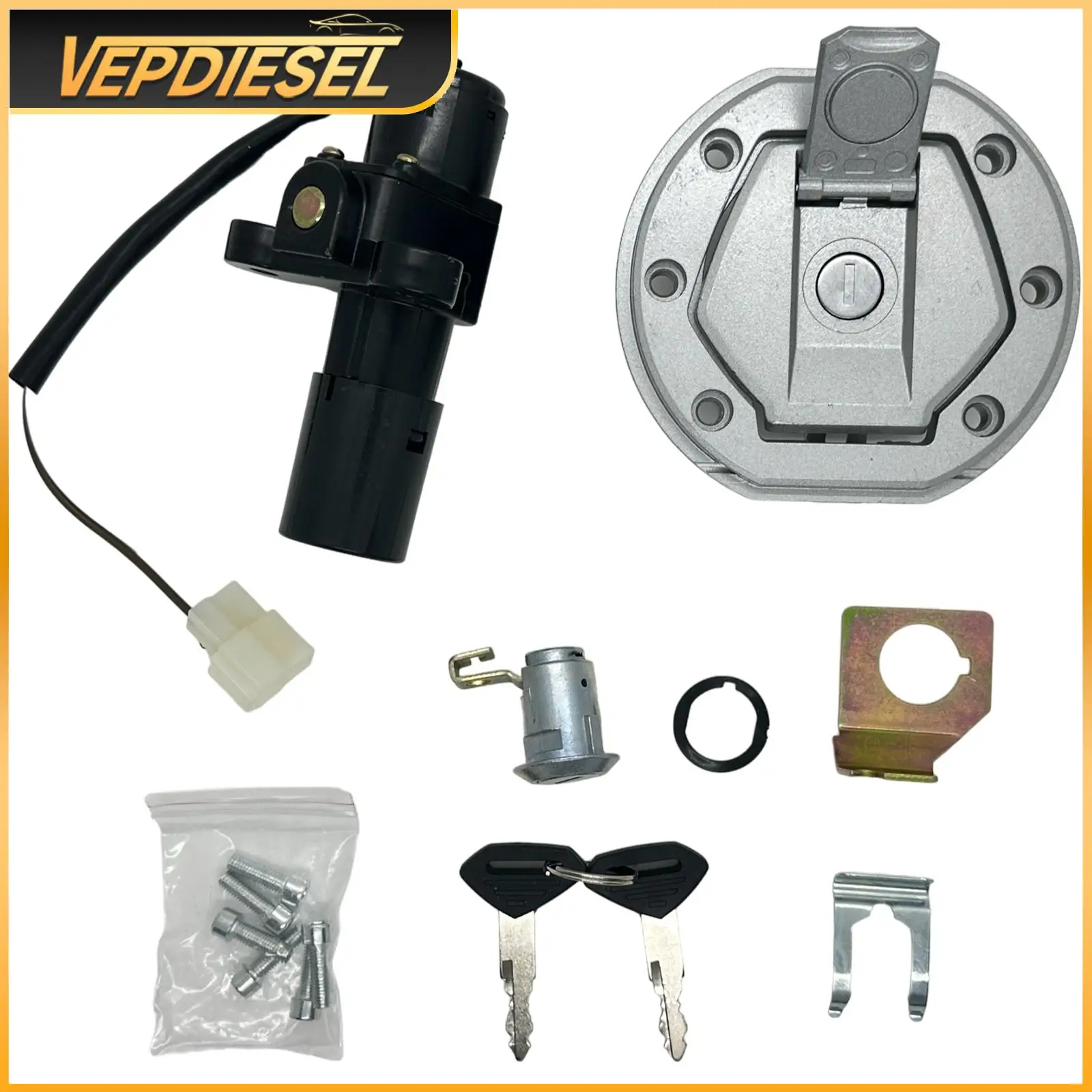 1Set Switch lock Kit For Bajaj Pulsar NS200 Motorcycle Professional Accessories