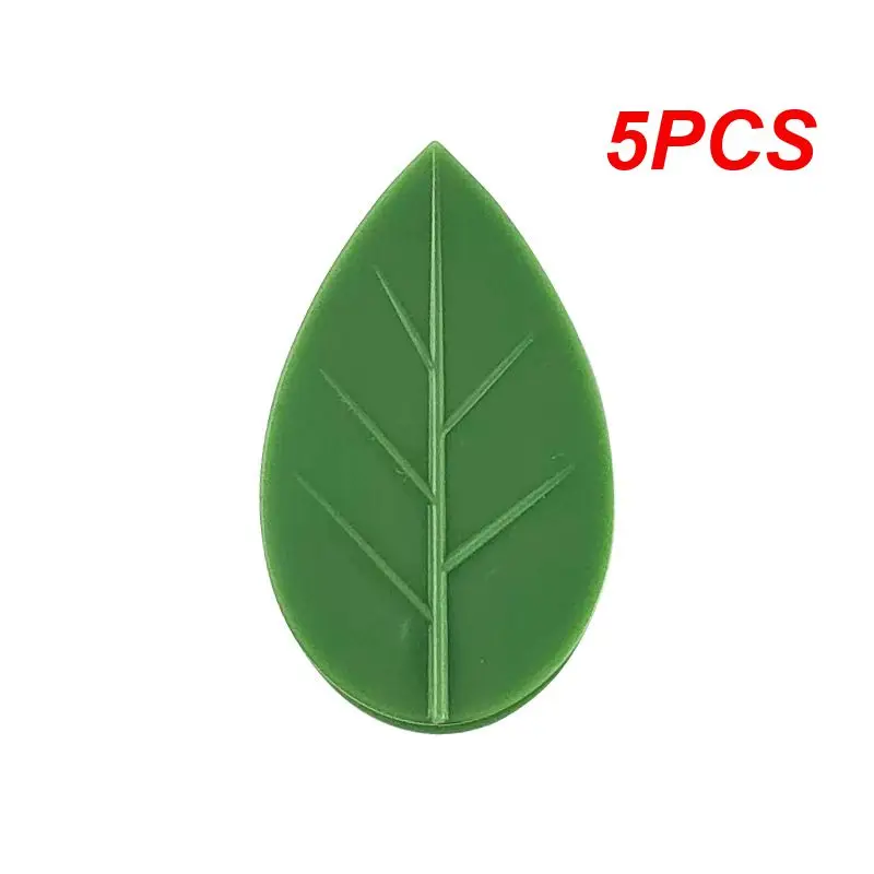 

5PCS Leaf Shape Plant Retainer Climbing Wall Fixture Sticky Hook Rattan Vine Clip Fastener Traction Holder Flower Hanger Stent