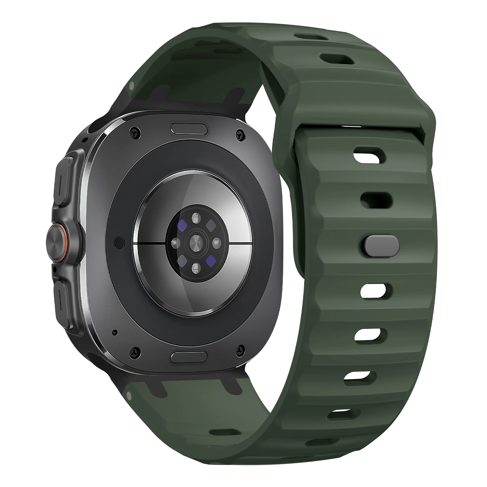Enhanced Sport Wristband: Premium Metal & Silicone Bracelet Strap