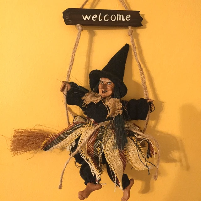 Pequena boneca pendurada Halloween | Decorações do duende dos gnomos de  pelúcia do Dia das Bruxas,Pingente de gnomos realistas para festa de  halloween