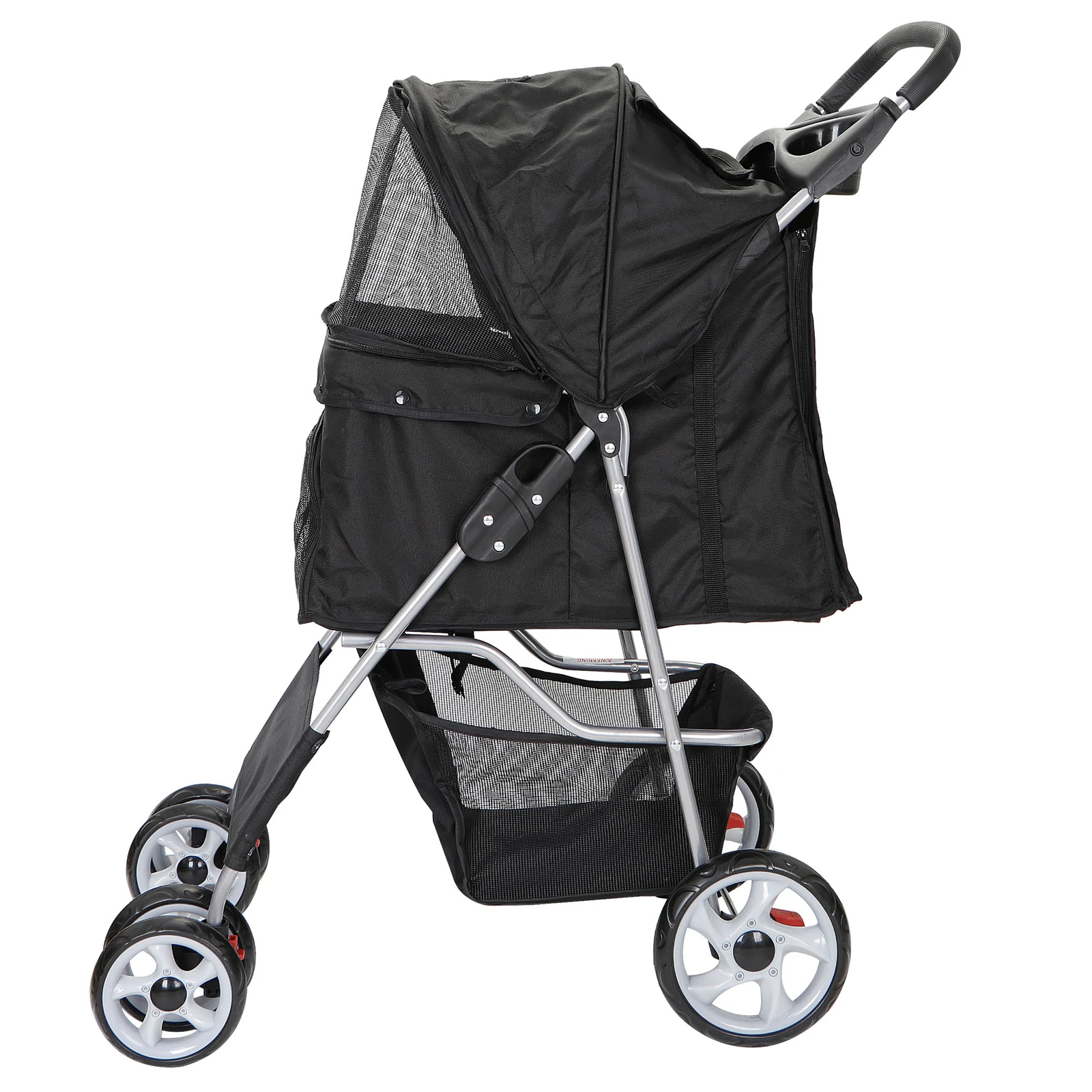 Folding Pet Stroller with Cup Holder 5