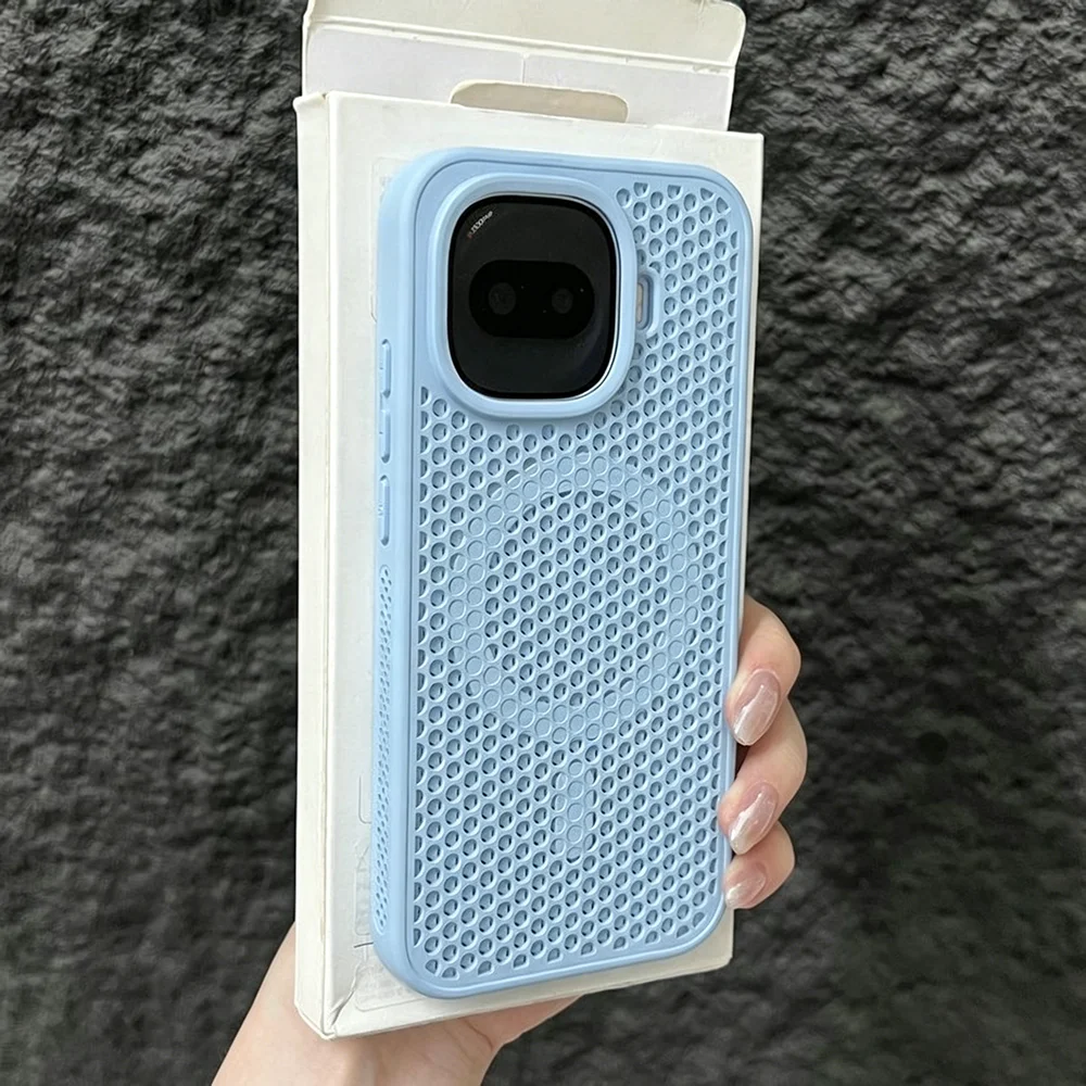 Magnetic Cooling Mesh Breathable Shockproof Case with Heat Dissipation