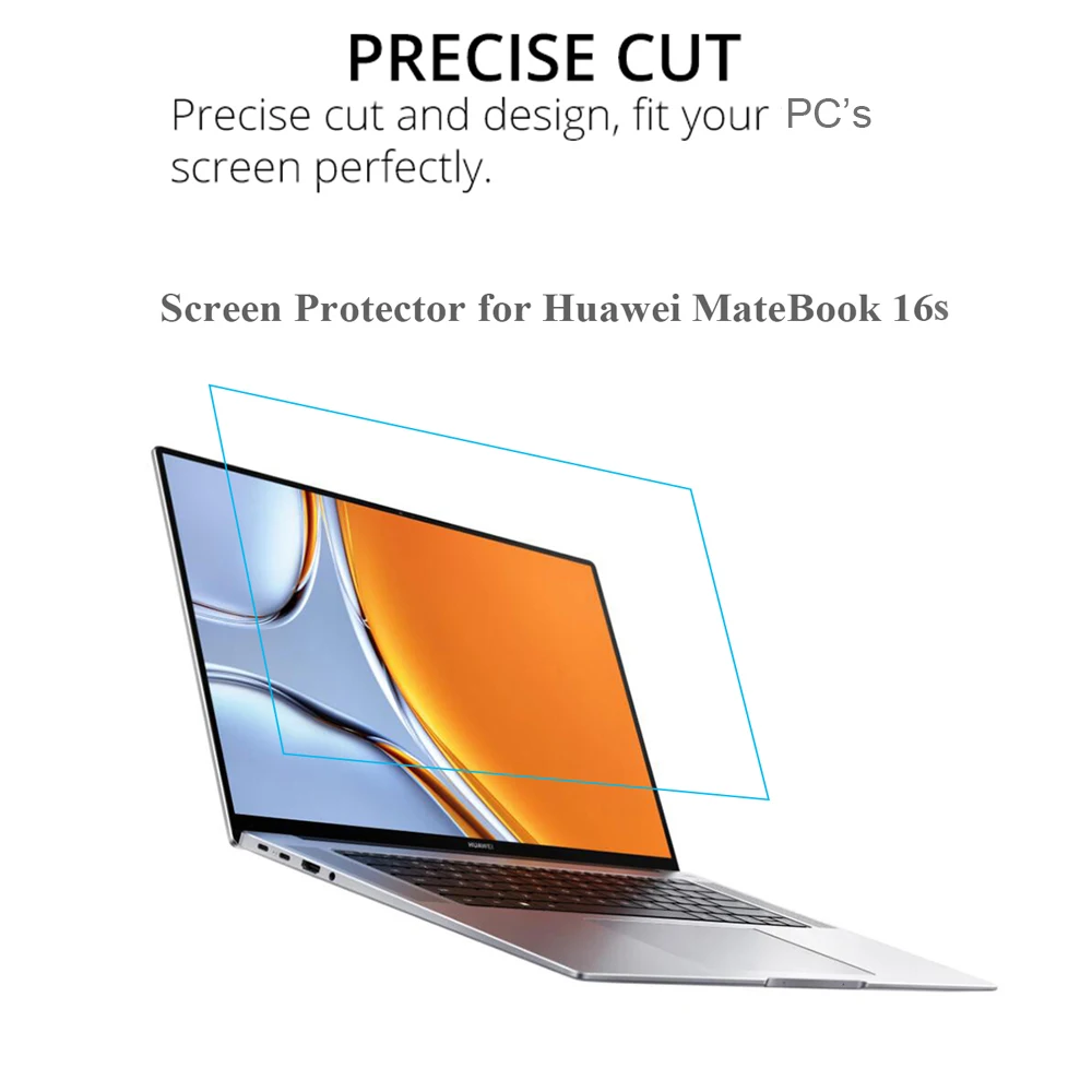 para Huawei Matebook 16s Protetor de Tela Portátil Vidro Temperado para Companheiro Livro 16s 0.3 mm 9h hd Película Protetora Transparente - Imagem 2