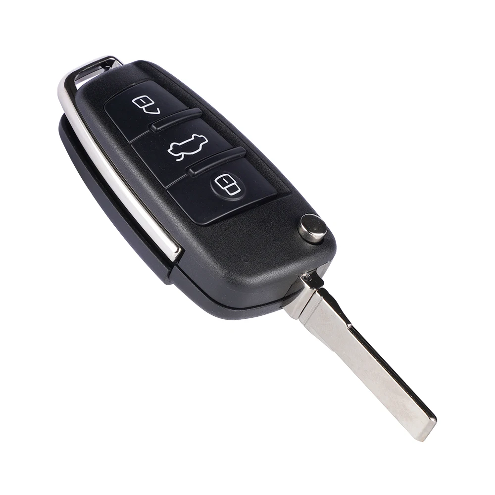 Clé de voiture pour Audi 4D0837231R avec électronique - Mr Key