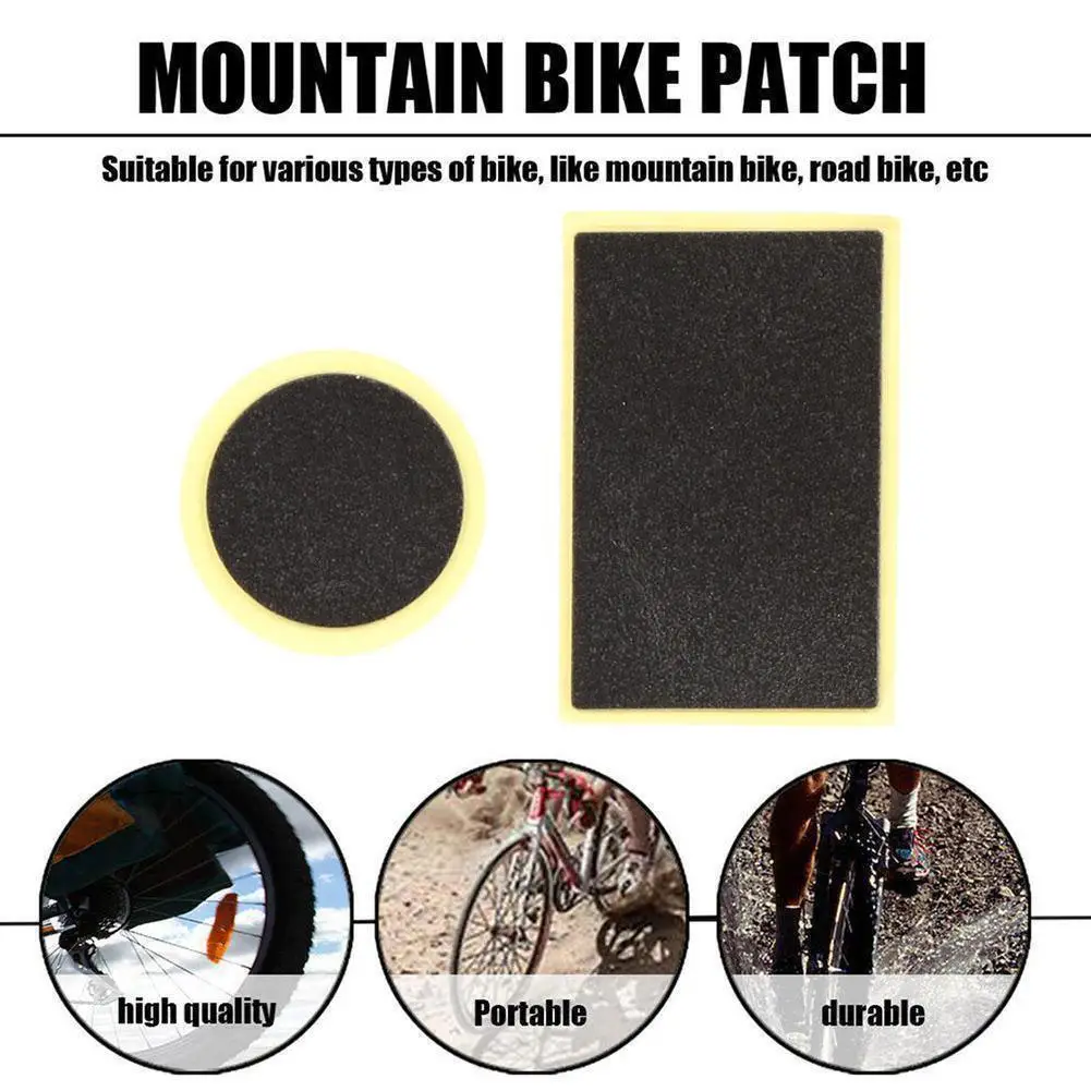 

Cycling Equipment Tire Patch Tire Patch Adhesive Free Tire Patch Portable And Quick Tire Repair Tool For Bicycles