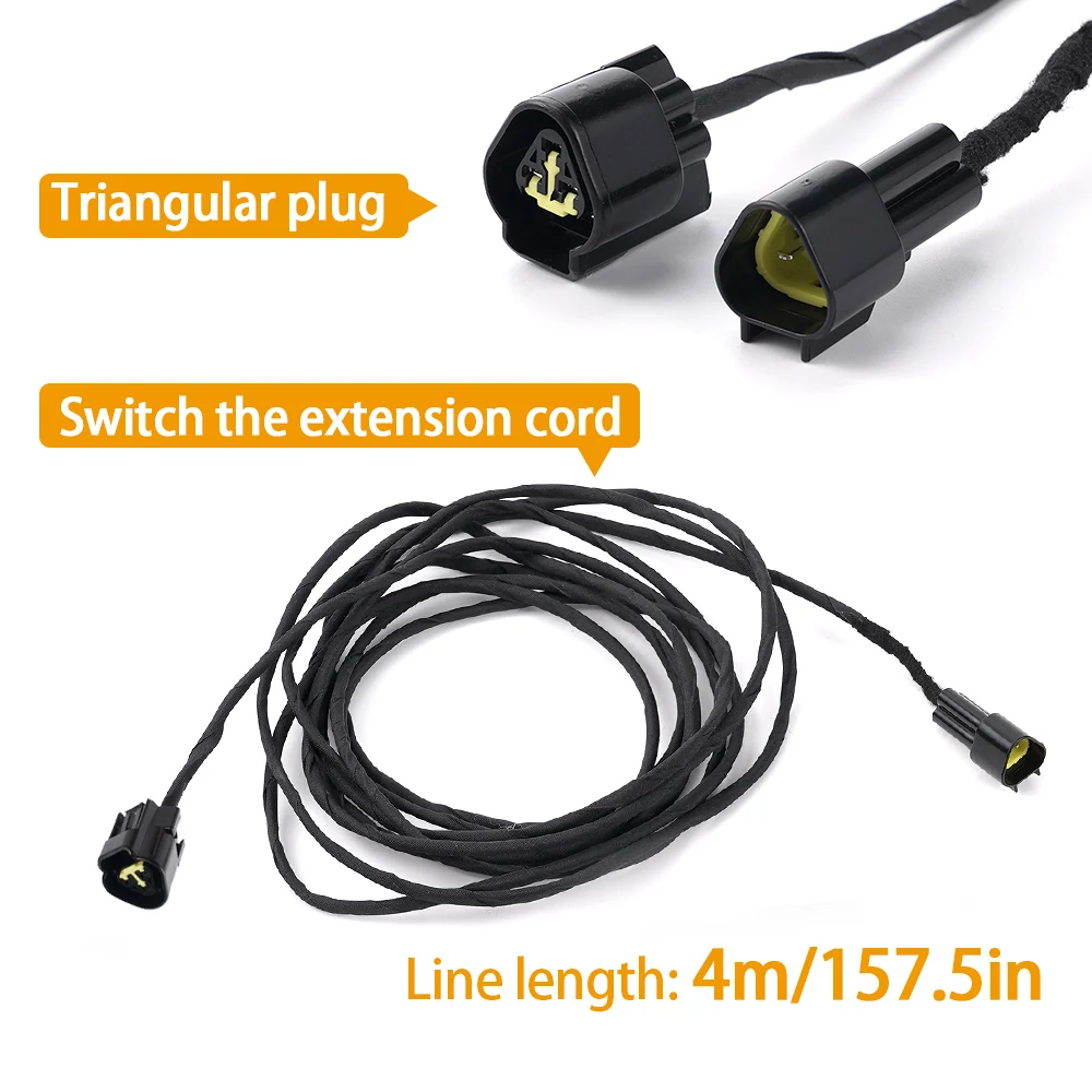 4M 12V/24V Diesel Heater Cable Adapter 2kw 5kw 8kw Lcd Screen Extension Cable Car Accessories