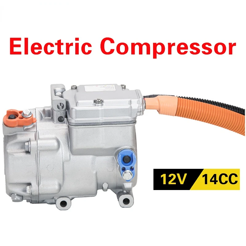 

Aspligo Electric Automotive Air Conditioner Compressor 12v 14cc Modified Car Ac Compressor New Energy Without Fuel Consumption
