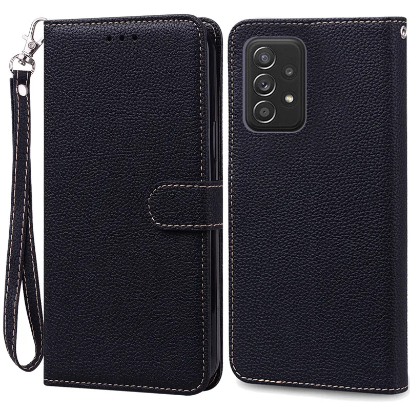 thumbnail image 1 of A52 A52S Case For Samsung Galaxy A52 Case Leather Wallet Flip Case For Samsung Galaxy A52s Case 5G Protective Cover Fundas, 1 of 5