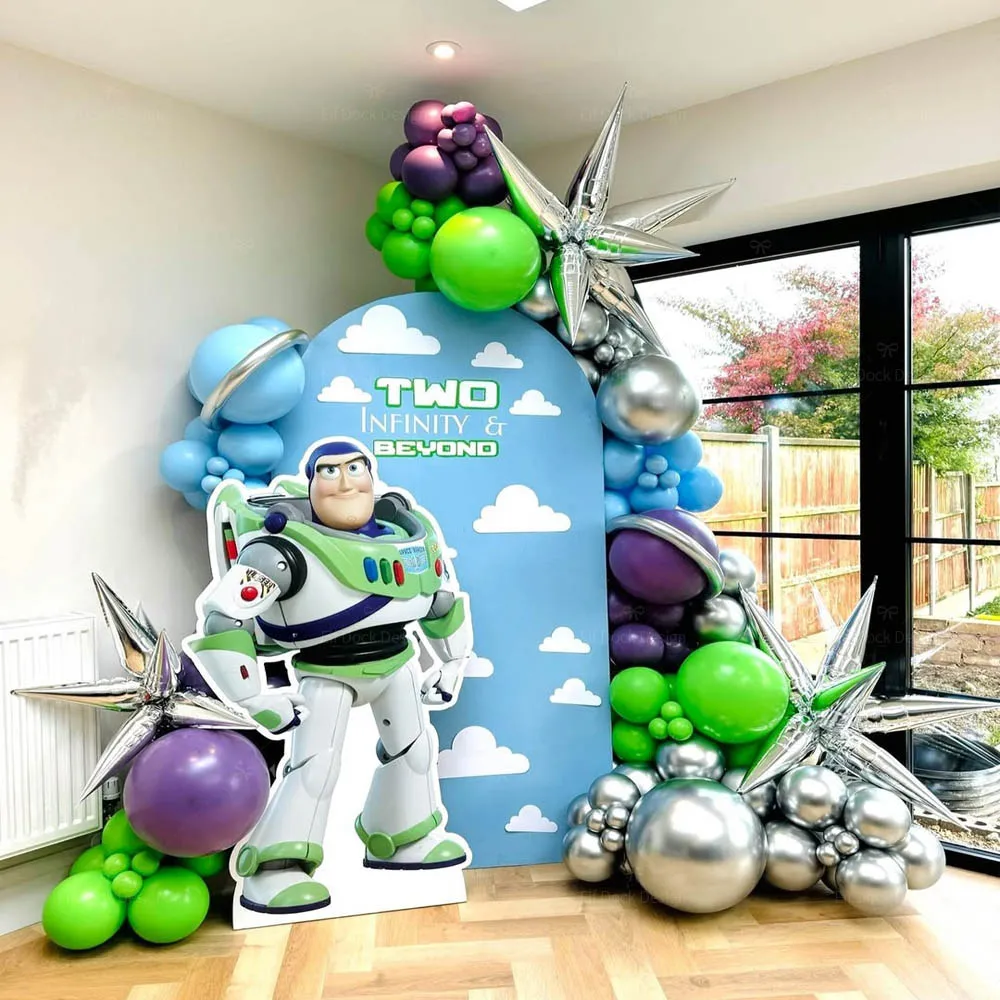 Fiestas Infantiles Decoracion Tematica Buzz Lightyear 110 Globos
