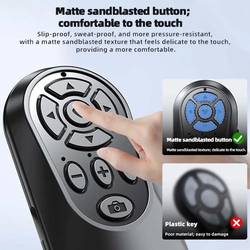 Wireless Bluetooth Camera Remote Control for Android and iOS