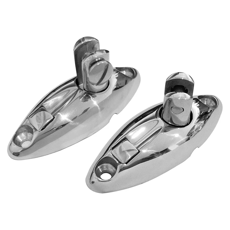 4XQuickReleaseBiminiTopSwivelHingeDeckSideMount316Stainless