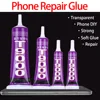 1pc 15/110ML T9000 Clear Glue Mobile Phone Watch Jewelry Repair Contact Adhesive Waterproof Leather Textile Fabric Cloth Sealant 2