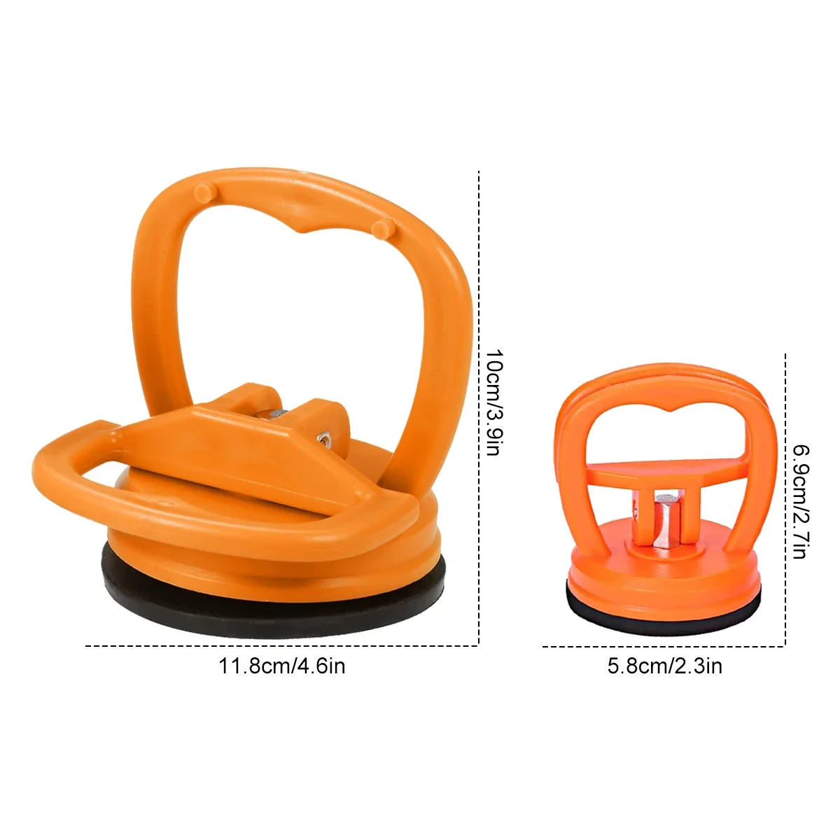 Powerful Suction Cup Handle Lifter Portable Car Dent Puller Auto Small Dent Remover Vehicle Sucker Repair Tool 2Pc 154/33LB car dent remover kit