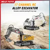Multifunction Remote Control Excavator Engineering Vehicle 17 Channel Simulation Alloy RC Excavators Truck Toy Car Children Toys 1