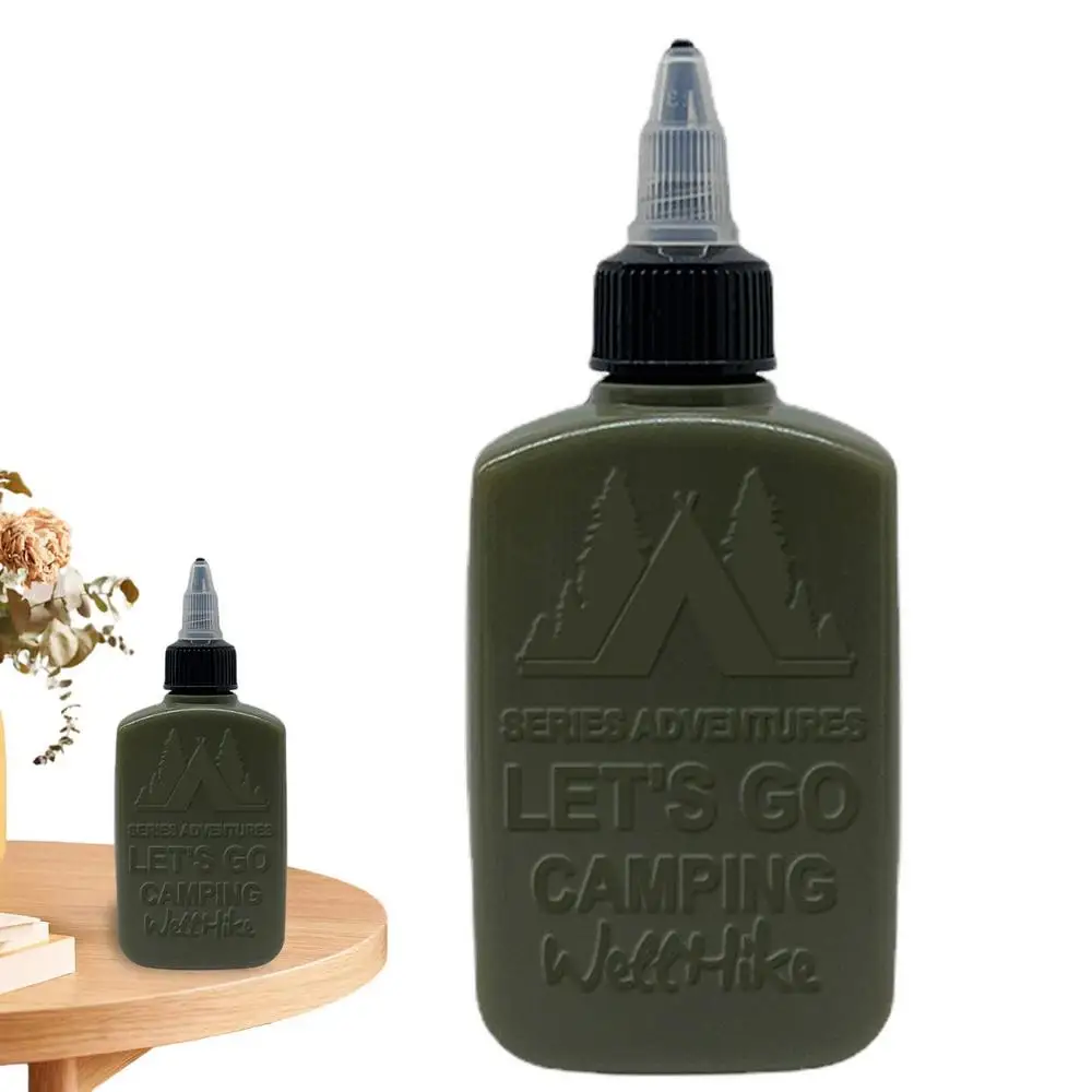 Camping Öl Quetsch flasche 100ml Squeeze Gewürz flaschen mit Düsen Gewürz flaschen Ketchup Spender für Grill Ölfarbe – Detail 4
