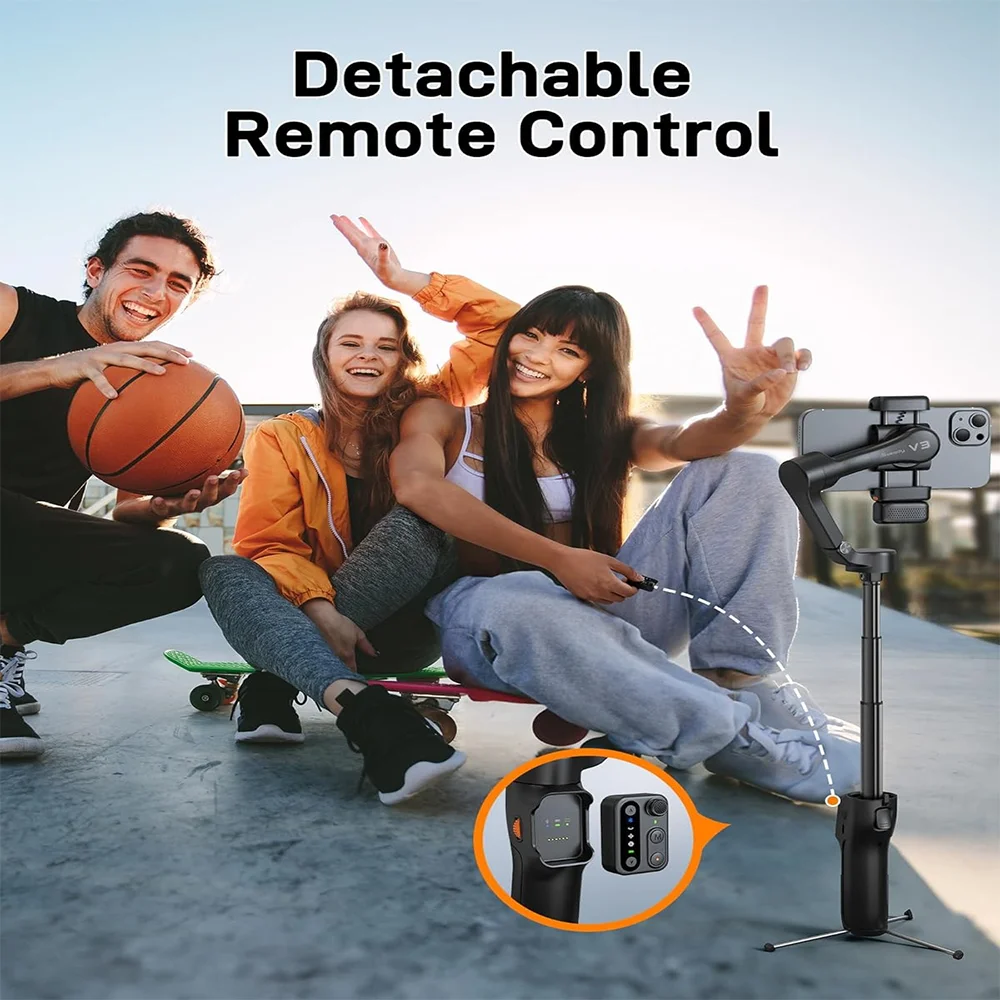 Aazon.co: Hohe ISteady V3 Ultra Gibal Stabilizer For IPhone,Phone Gibal With AI Tracking