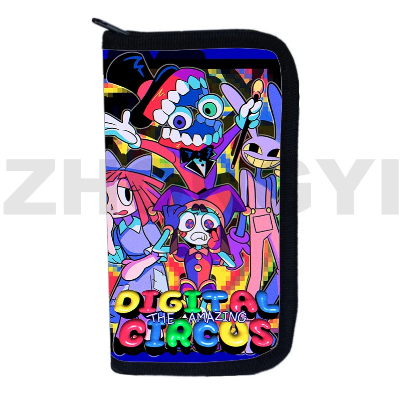 

Quality Nylon The Amazing Digital Circus Wallet Ladies Handbags Harajuku Storage Bags Cute Coin Purse 3D Print Anime Cash Bags