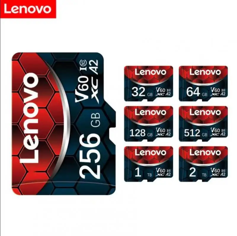 Scheda Di Memoria Lenovo 2Tb 1Tb Micro Tf Sd Card U3 Mini Sd Card 512Gb 256Gb 128Gb Sd/Tf Scheda Di Memoria Flash Per Steam Deck/Telefono/Drone
