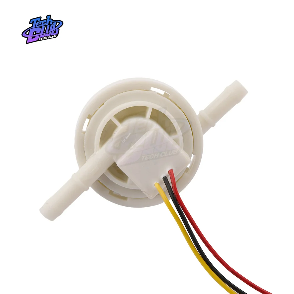 DC5V NPN USN-HS06PQ-1 6mm Hose Barb End Hall Water Flow Sensor Turbine 0.1-1.5LPM Re Error for Coffee Drinking Machine