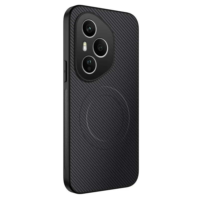 Luxury Carbon Fiber Leather Magnetic Phone Case - Protective Bumper Cover