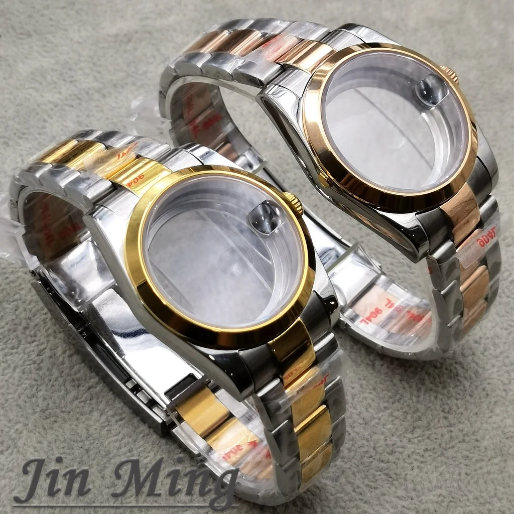 Premium Sapphire Glass Watch Case & Strap, 36mm/40mm, with S Crown