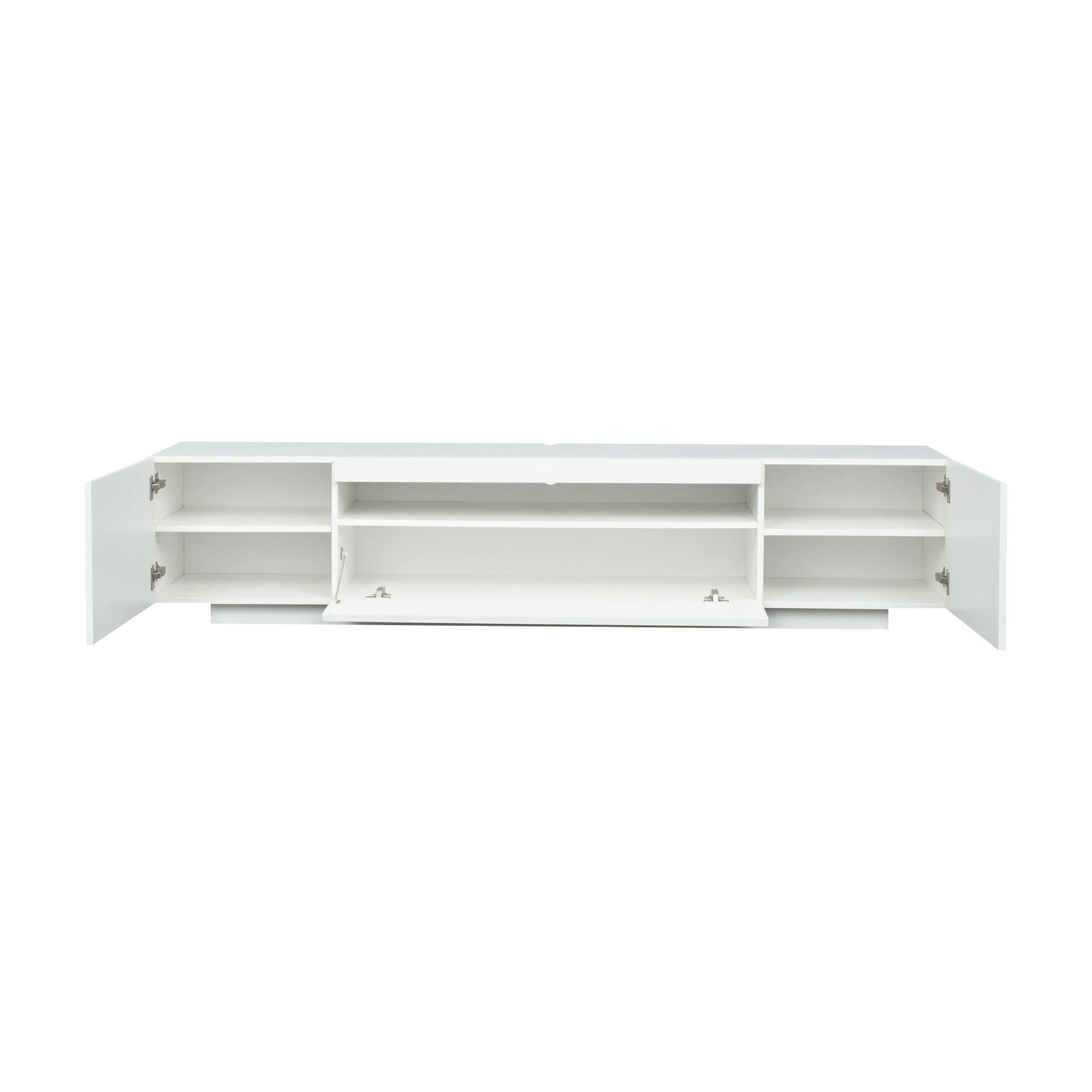 Living Room With Book Shelf New Model Modern Led/lcd Light High Gloss Luxury Tv Stand Unit For