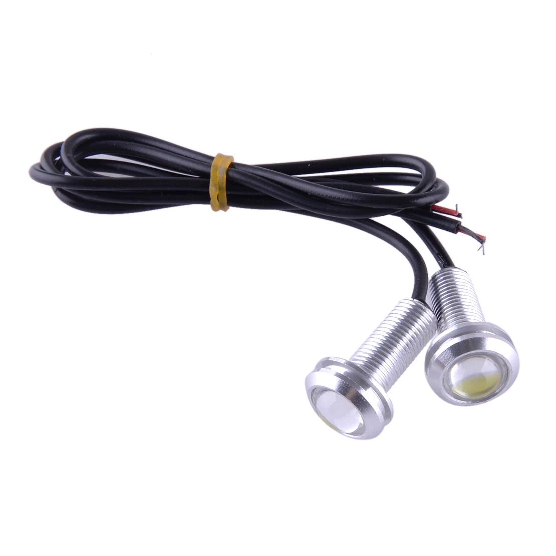 8Pcs 12V Waterproof White LED Silver Outrigger Spreader Transom Underwater Light For Car Truck Boat Trailer