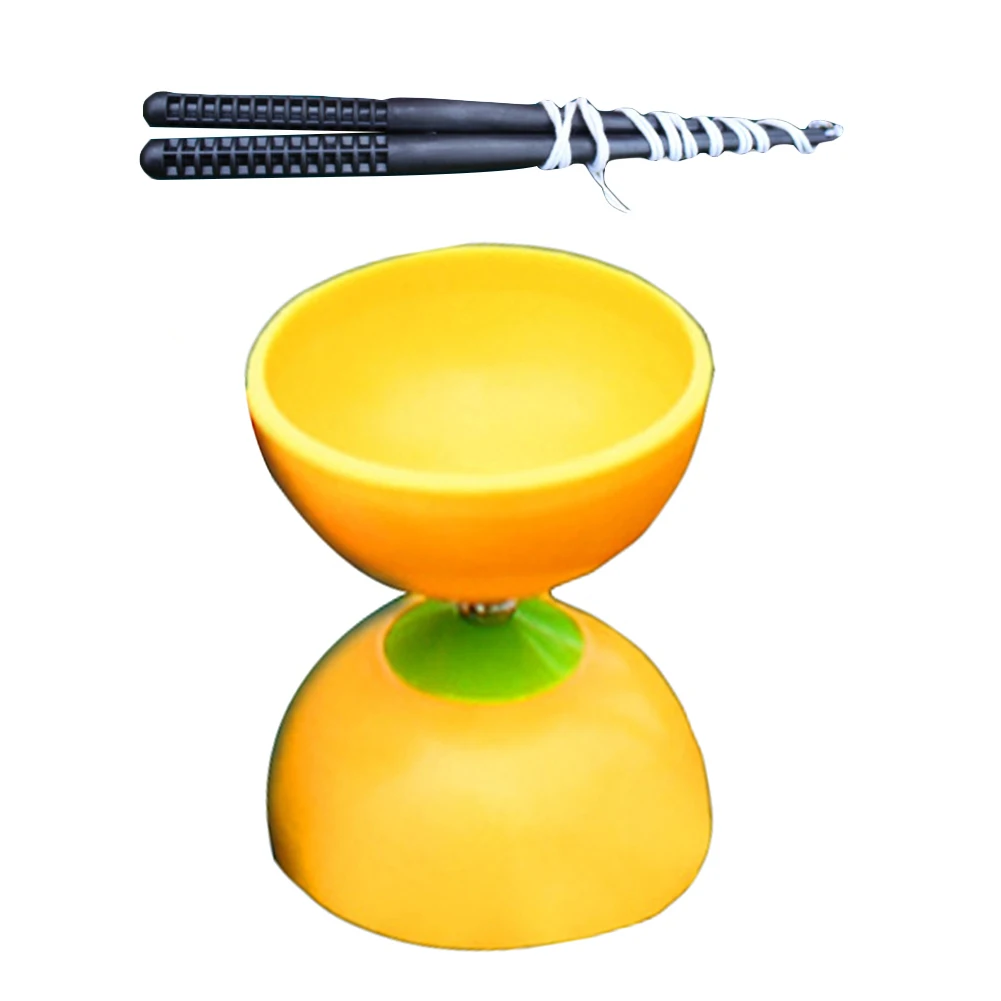 Funny Chinese YOYO 3 Bearing Diabolo Set Metal Sticks Bag Toys For Kids Children Adult Elderly People toy yoyo ball diabolo toy