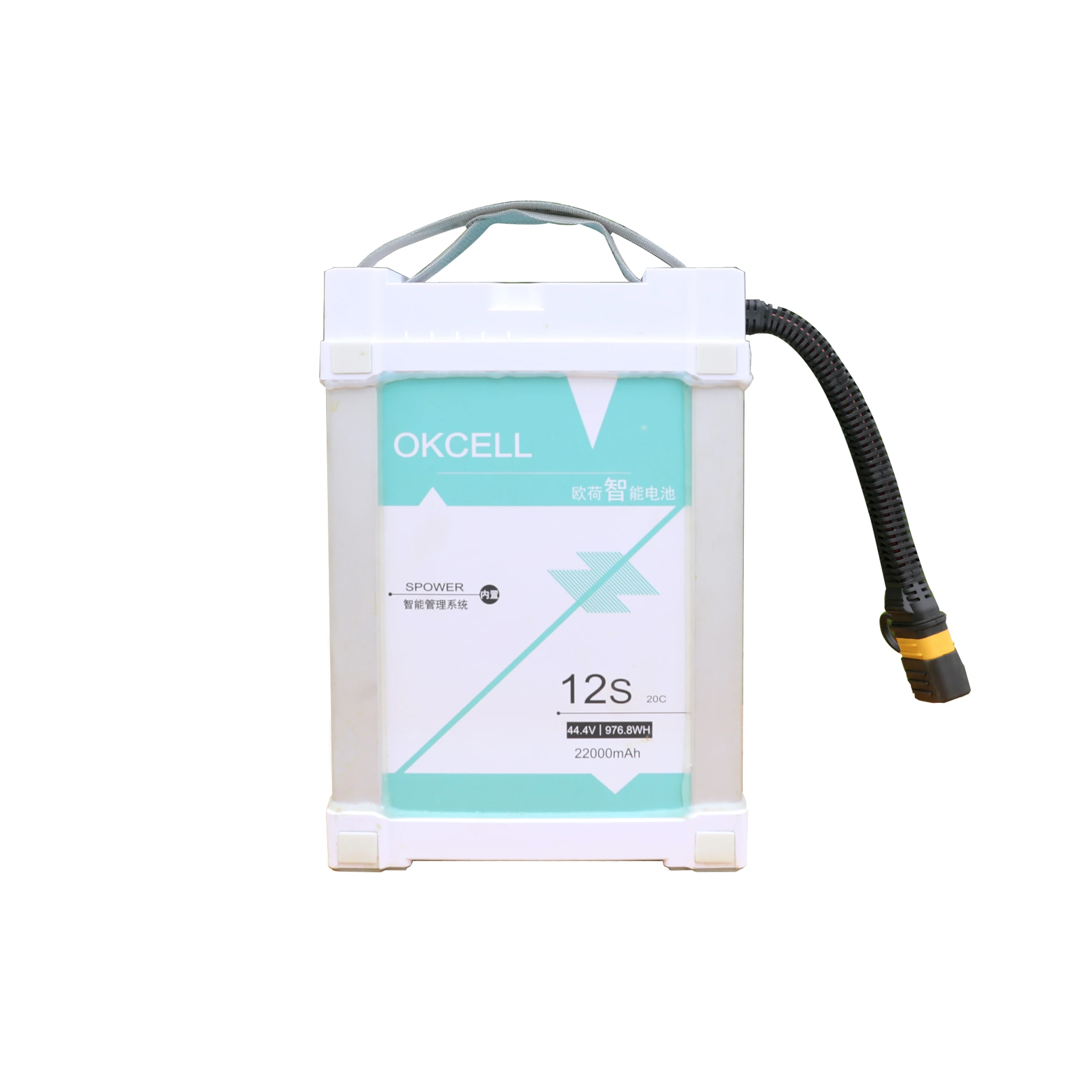 OKCELL 오리지널 배터리, 44.4V, 12S, 16000mah, 22000mah
