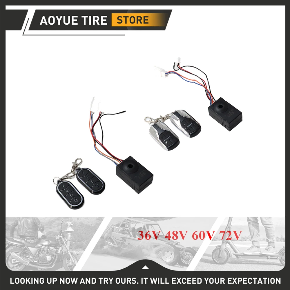

Anti-Theft Alarm Anti-theft Device Anti-Theft Set Electric Bicycle 36-72V Accessories Electric Bike For Dualtron Riding Supplies