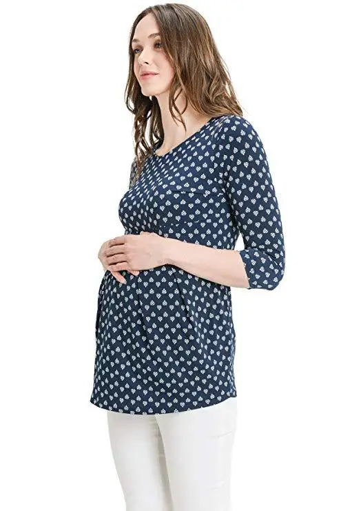 Рисунок 3 - Свободная блузка для беременных с длинным рукавом