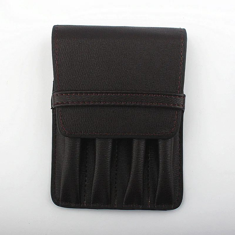 Étui à Cravates De Voyage Totes - Simili Cuir Noir, Contient 4 Cravates, Jamais Utilisé