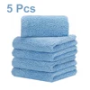 5 pcs of Borderless Microfiber Automotive Towel Details Dry Cleaning Polishing Towel Plush Absorbent Microfiber Cloth 500 GSM 5