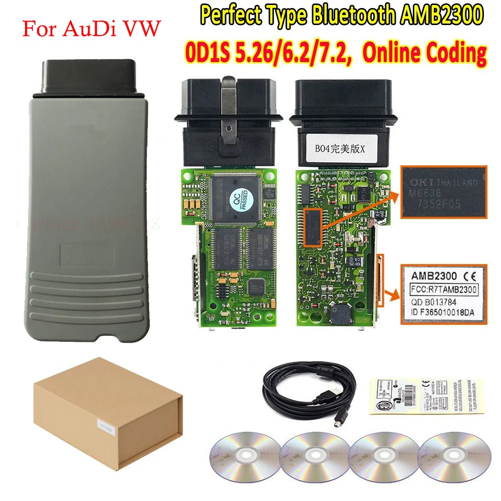 Автомобильный диагностический сканер OBDII, с Bluetooth