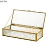 Glass Storage Boxes Cosmetics Jewelry Organizing Boxes Creative Household Phnom Penh Jewellery Beauty Brush Storage Containers 6