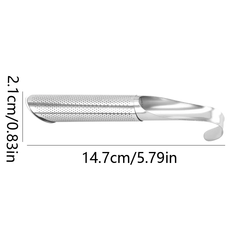 Long-handle Tea Infuser Strainer For In-home Or Outdoor Usage 1pc